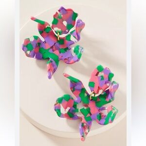 Lele Sadoughi lily earrings with pouch